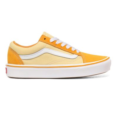 Vans Suede and Textile ComfyCush Old Skool - Kadın Spor Ayakkabı (Sarı Altın)